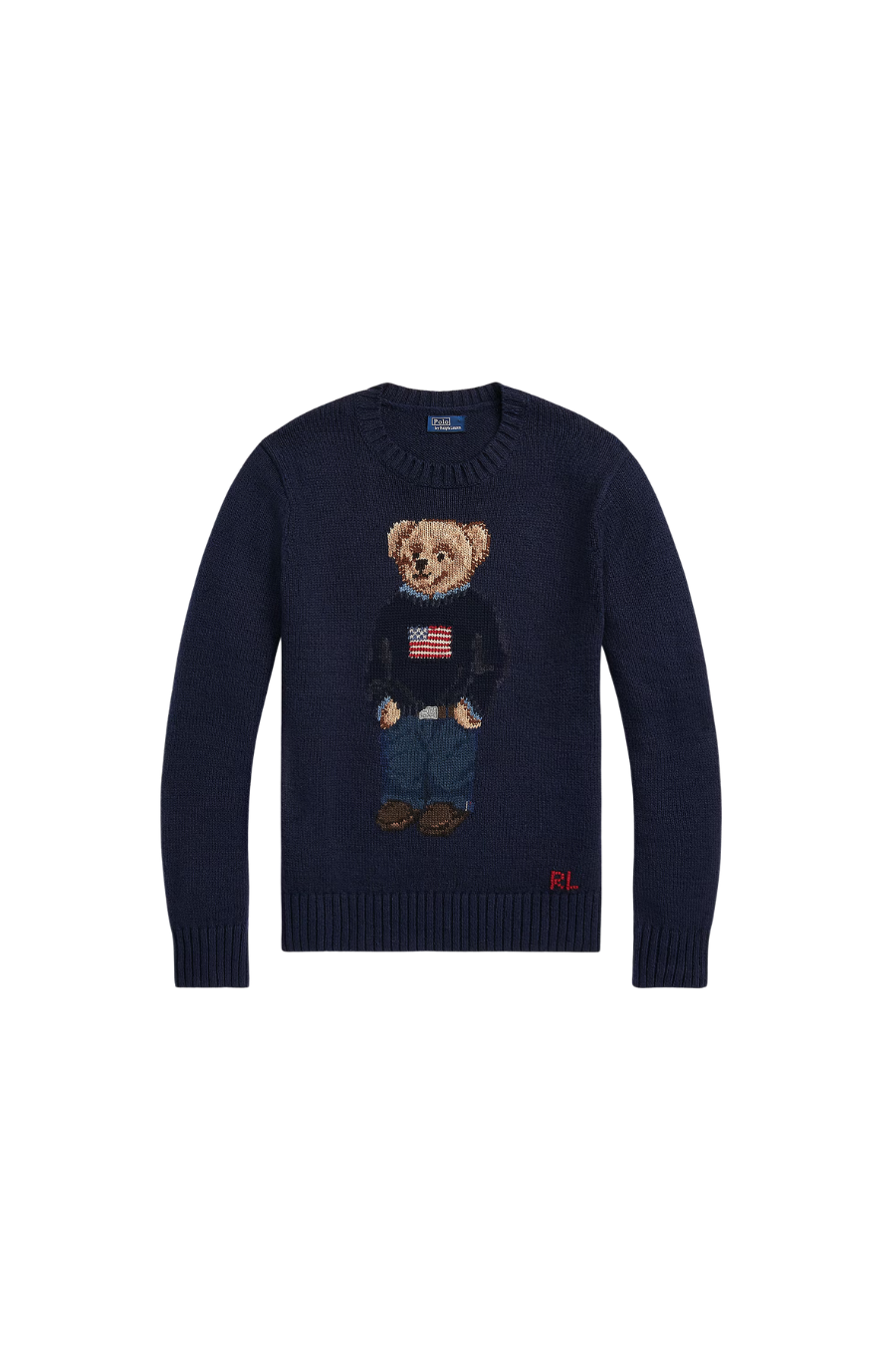 Polo Bear Cotton-Linen Sweater