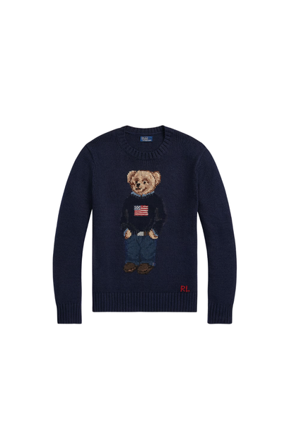 Polo Bear Cotton-Linen Sweater