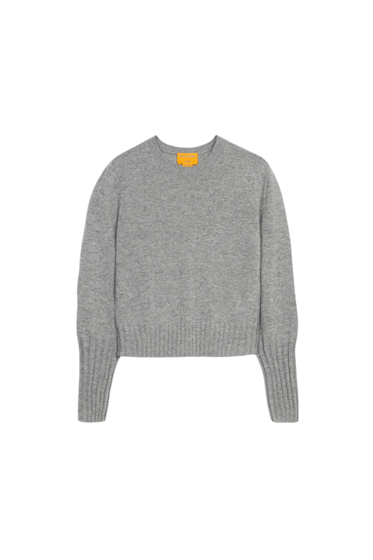 Shrunken Crew in Heather Grey