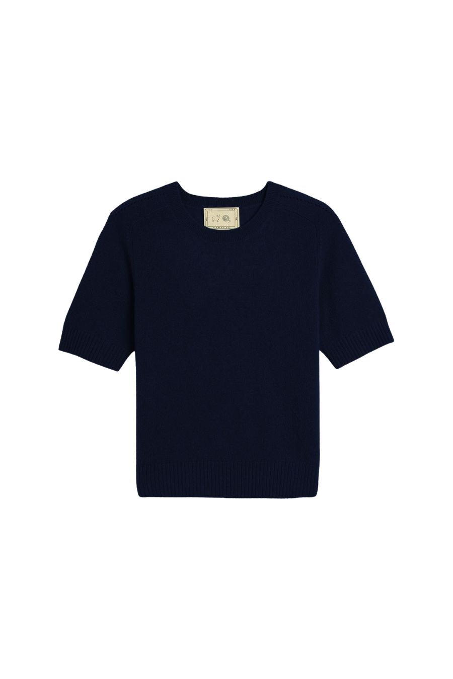 Kyla Cashmere Top in Navy
