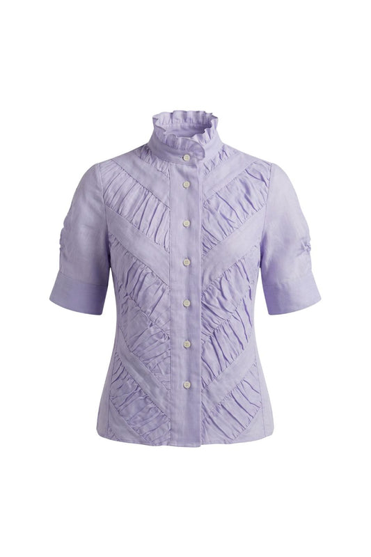 Vita Blouse in Misty Blue