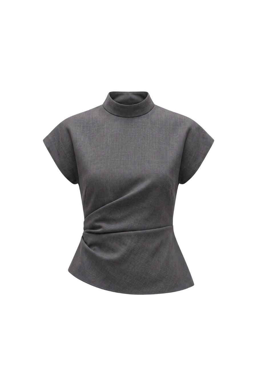 Saloni Rhona Top in Slate Grey