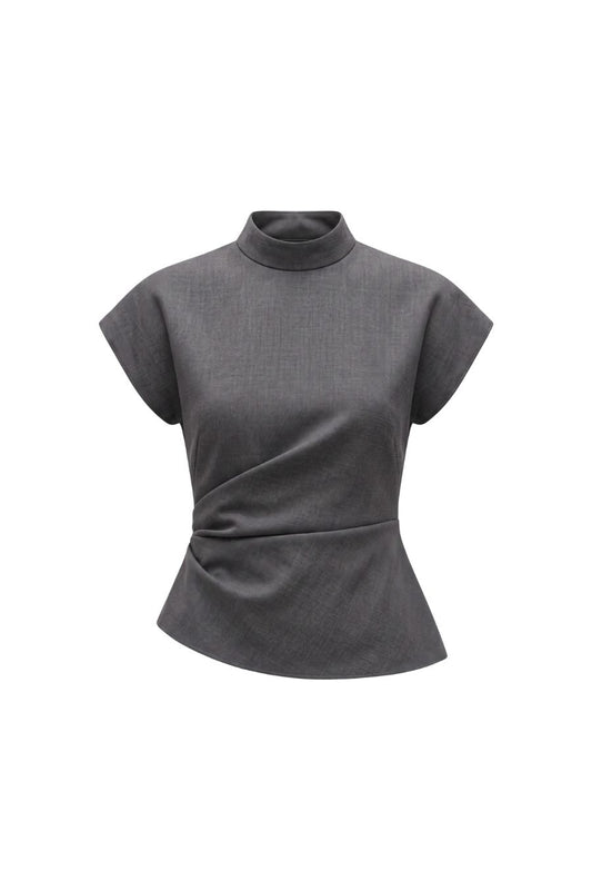 Rhona Top in Slate Grey