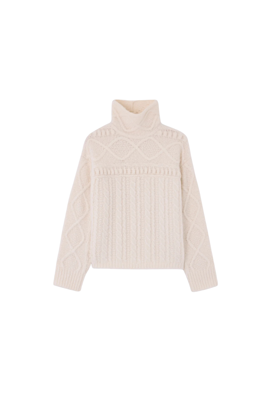 Super Cloud Turtleneck in Cream