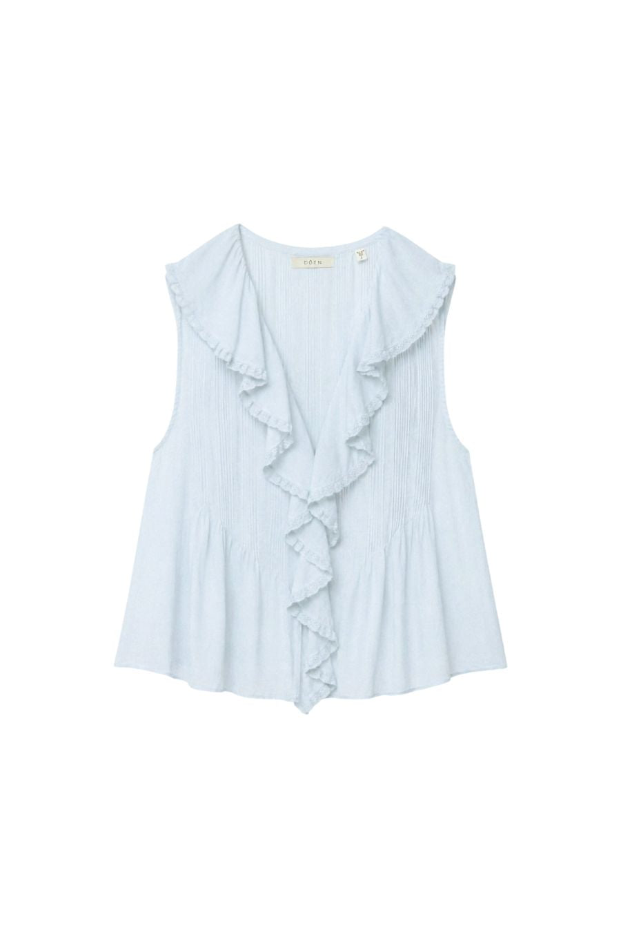 Hilda Top in Alice Blue