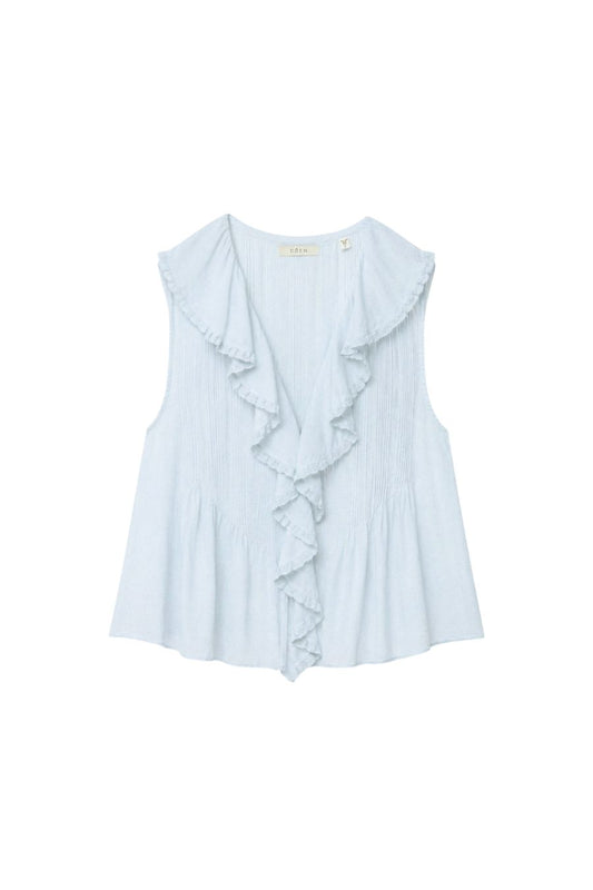 Hilda Top in Alice Blue