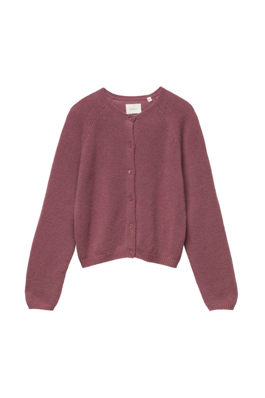Peroine Cashmere Cardigan in Rose Mauve