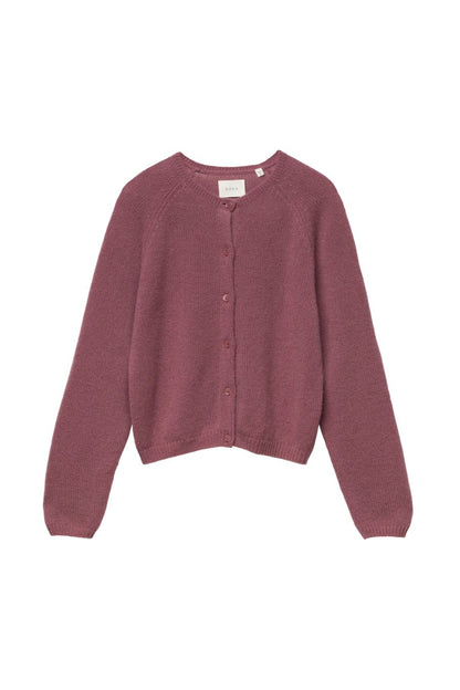 Peroine Cashmere Cardigan in Rose Mauve