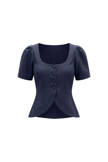 Emma Vest in Navy