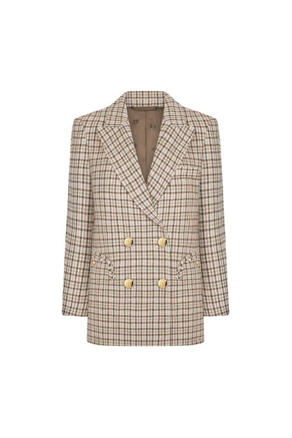 Agape Everyday Blazer in Grey Mix