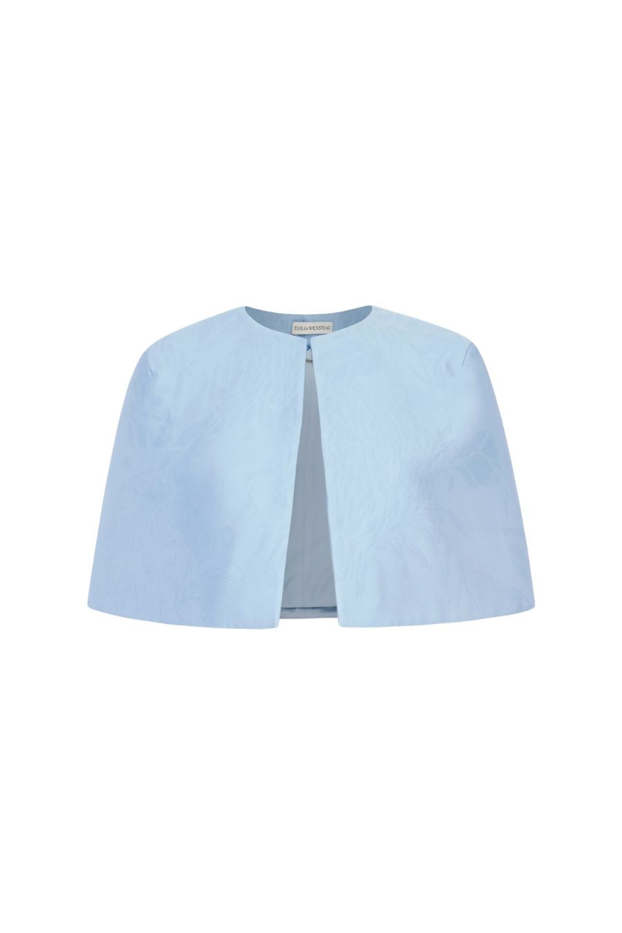 Domie Cape in Blue Embossed Cloque
