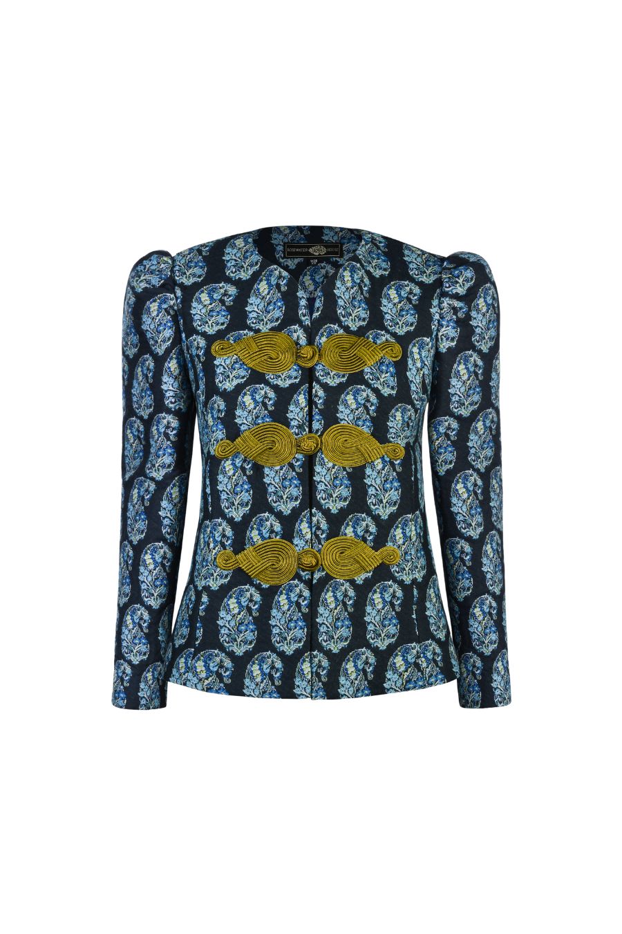 Coco Jacket in Termeh Navy