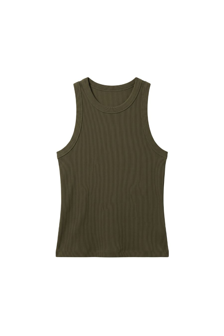 Cropped Jordyn Tank in Loden