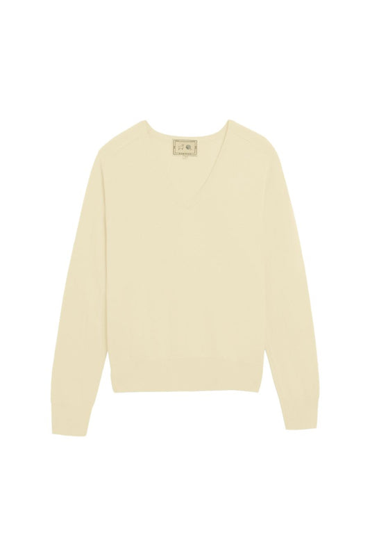 Erin Cashmere Sweater in Ivory