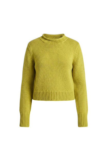 Solid Mini Marina Sweater in Keylime