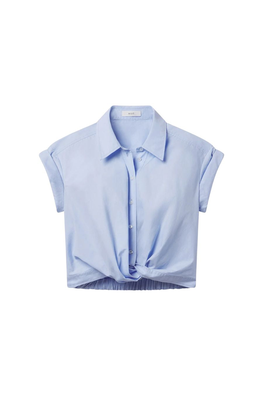 Lily Top in French Blue/White