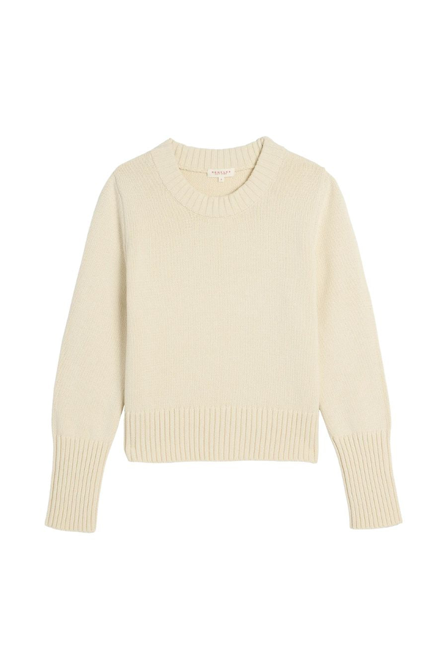 Micha Cotton Sweater in Off White