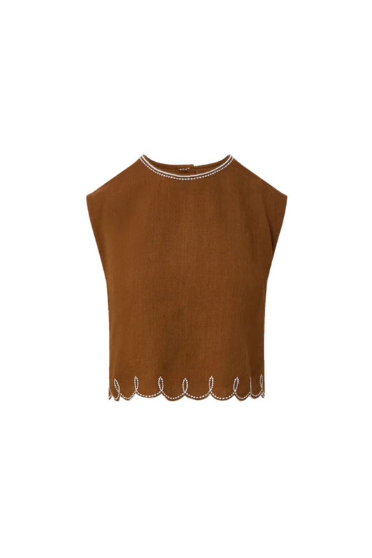 Kessan Linen Top