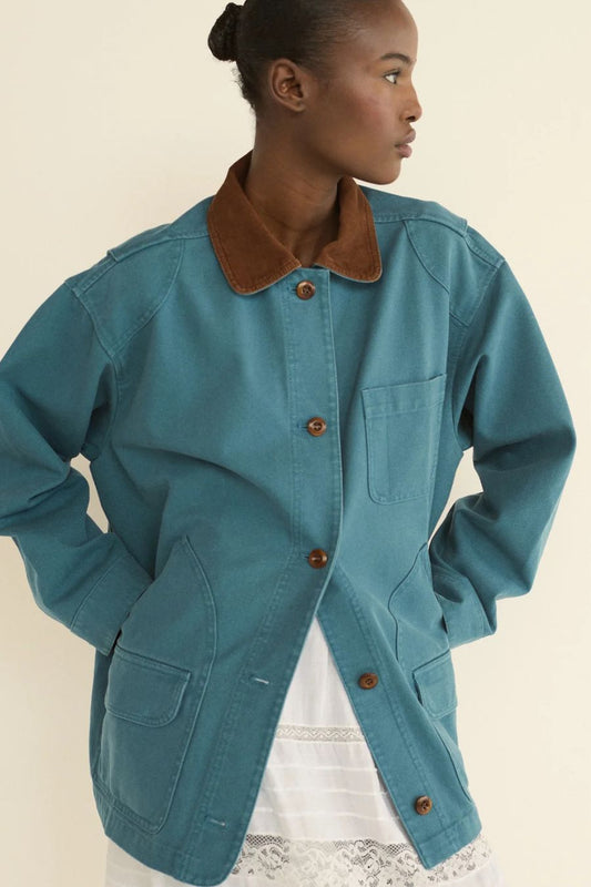 Pascual Jacket in Caspian Blue