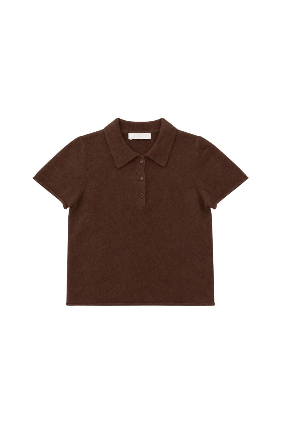 Rita Shrunken Polo in Cinnabar
