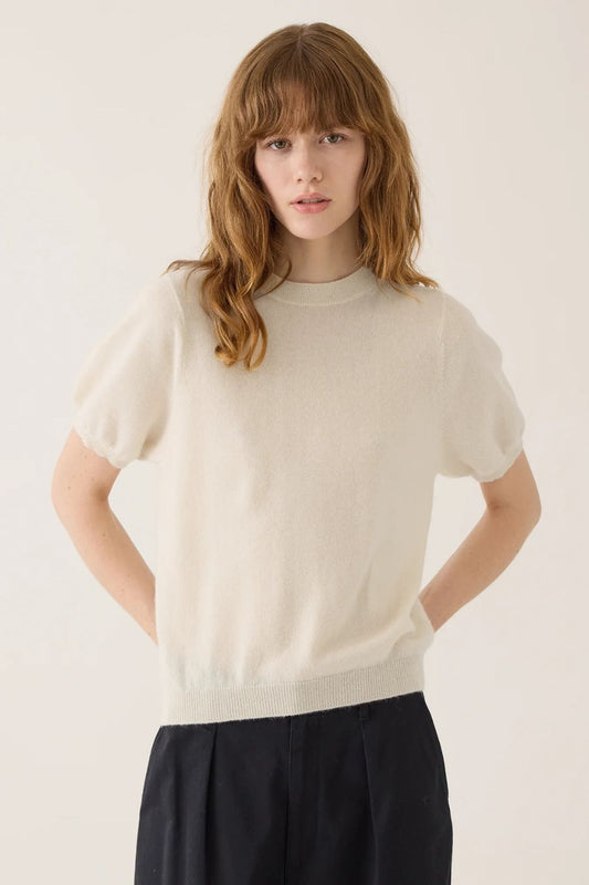 Tilda Cashmere Top in Ivory