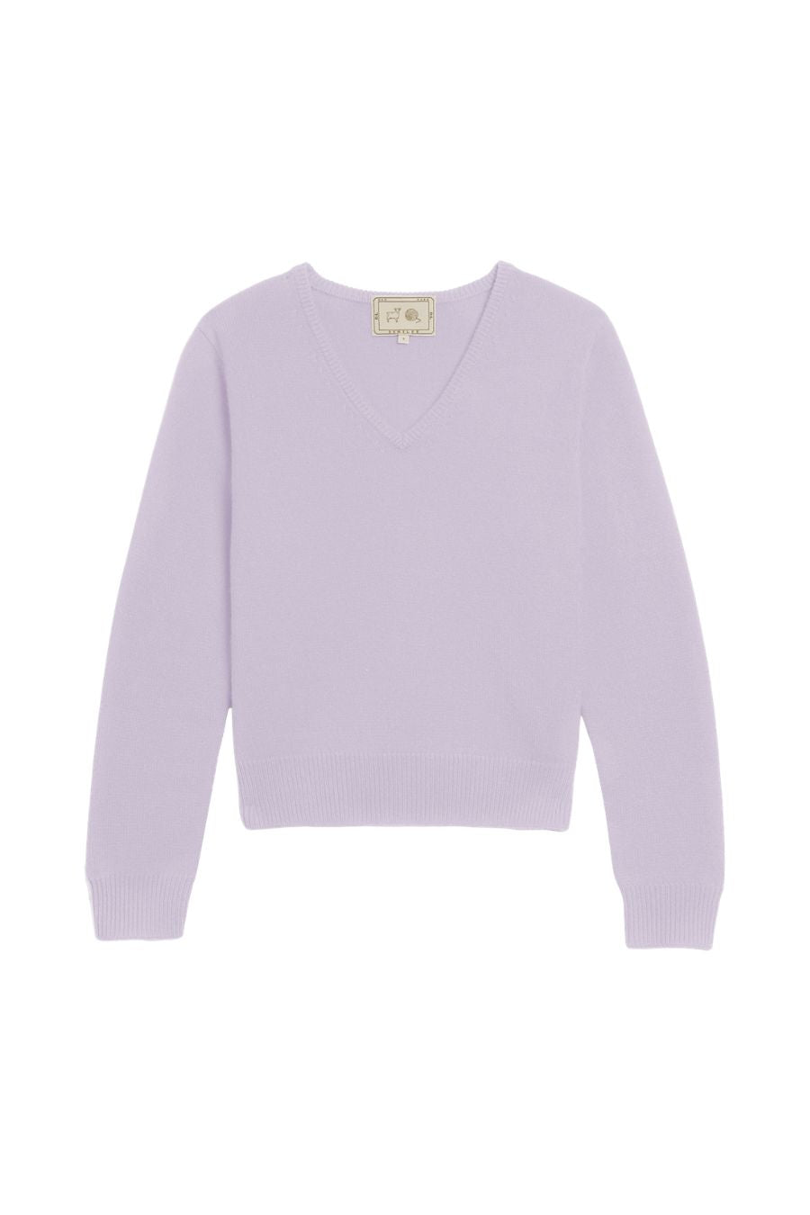 Lia Cashmere Sweater in Thistle
