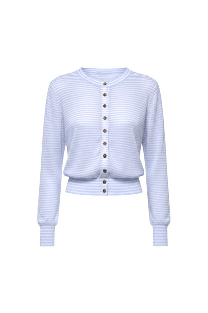 Hydra Cardigan in Periwinkle