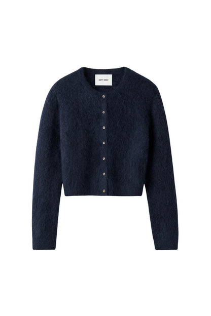 Alpaca Cardigan in Navy