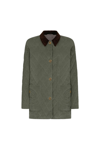 Amara Clelia Jacket Matellassé Mint