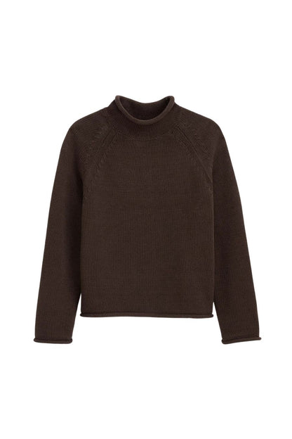 Eastport Rollneck in Dark Chocolate