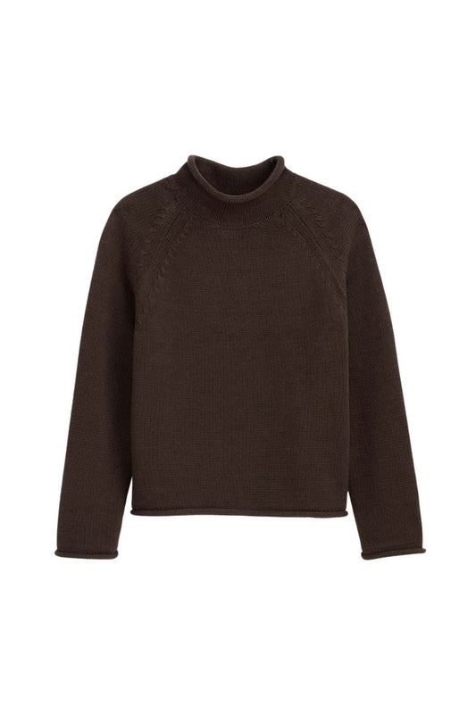Eastport Rollneck in Dark Chocolate