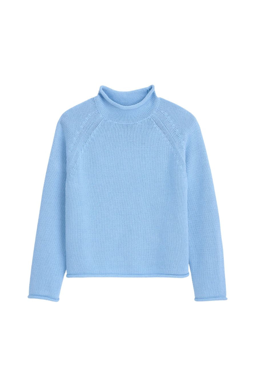Eastport Rollneck in Poppy Blue