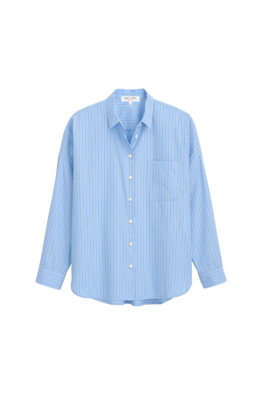 Jo Striped Shirt in Coastal Blue
