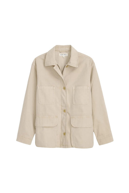Painter Jacket in Herringbone Sand