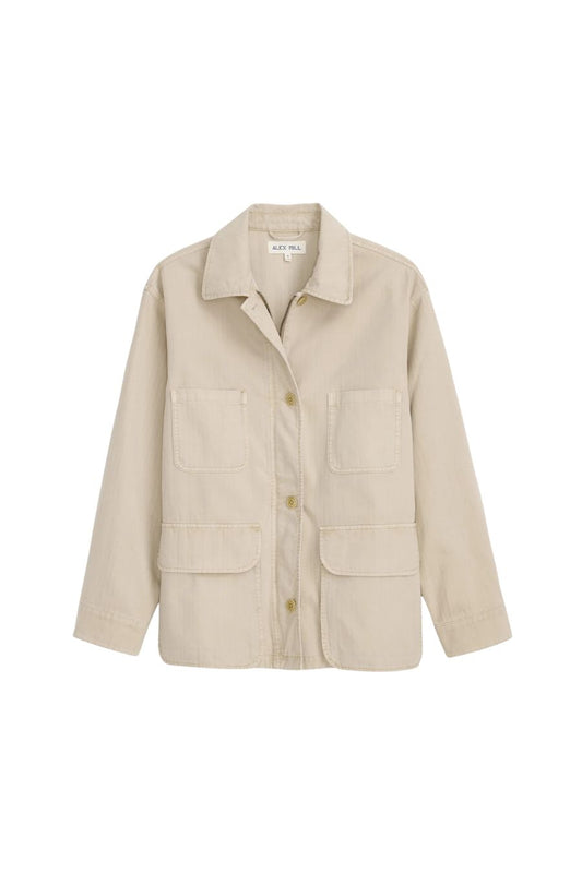 Painter Jacket in Herringbone Sand