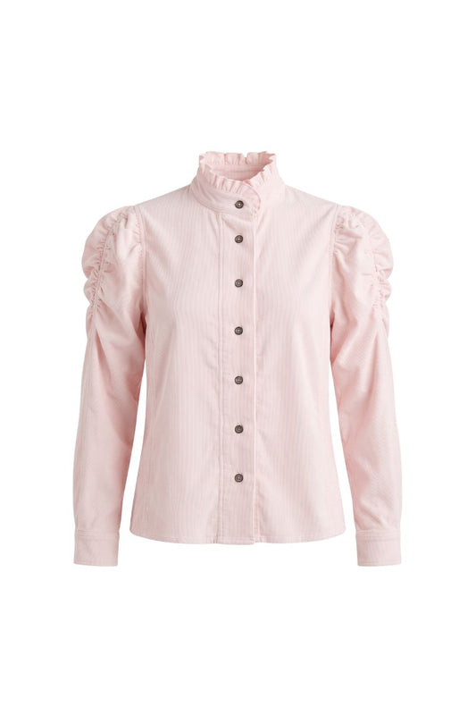 Wind Blouse in Peony Pink
