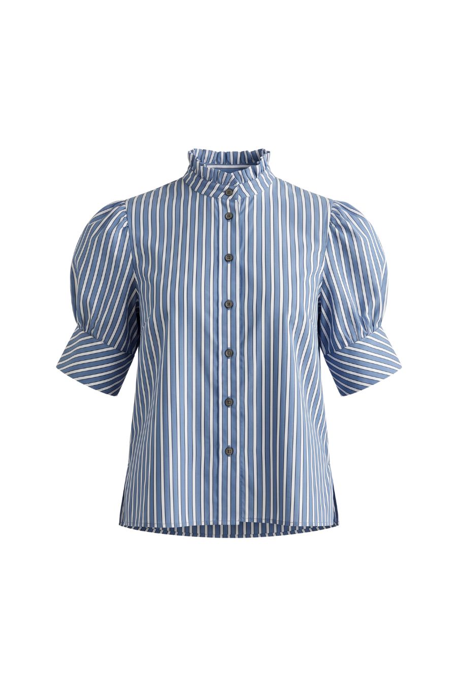 Vita Blouse in Grey/White