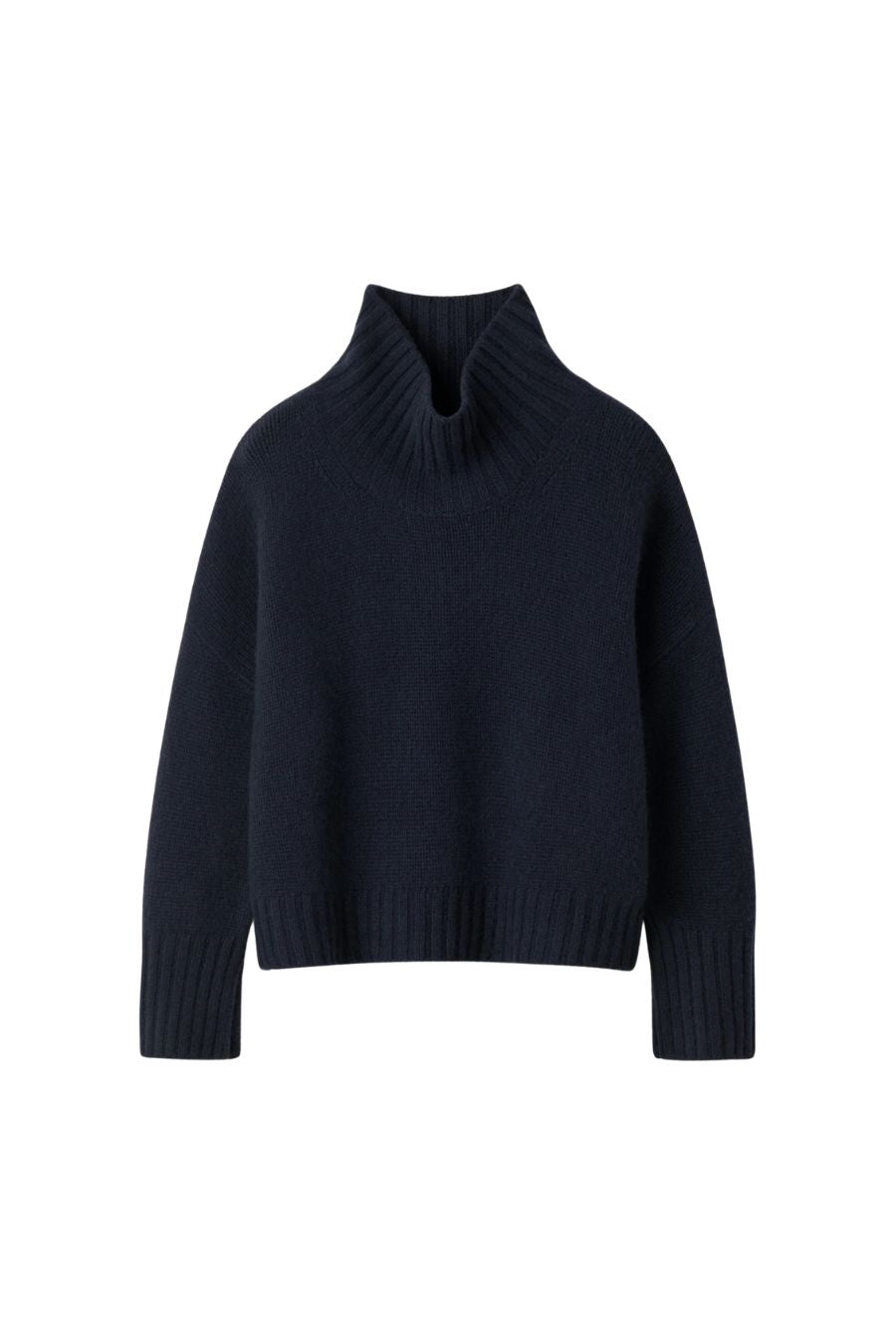 Girlfriend Turtleneck in Navy
