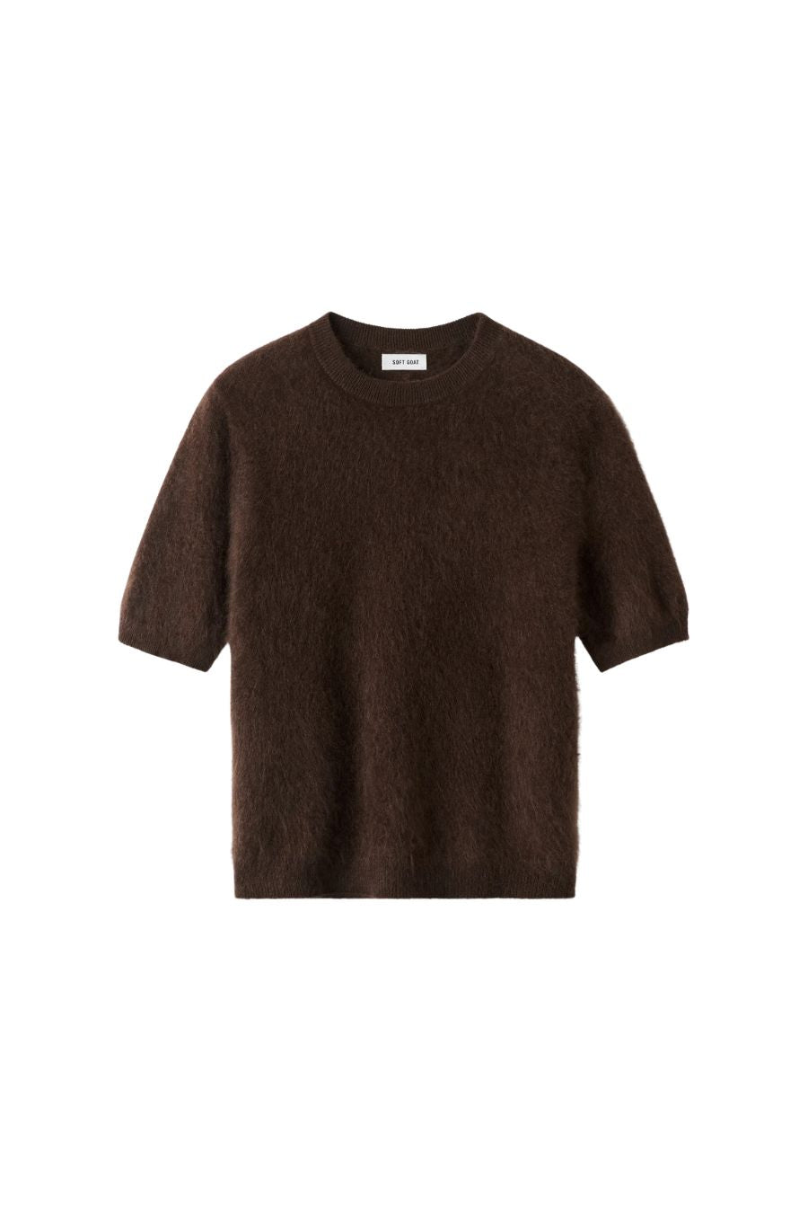 Brushed Short Sleeve in Mocha