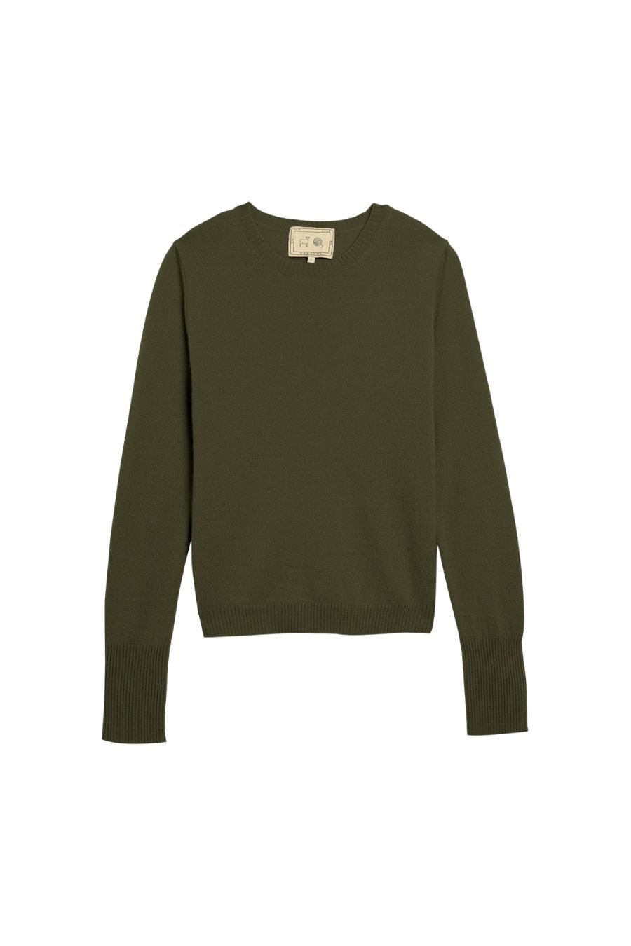 Lyra Cashmere Sweater in Loden