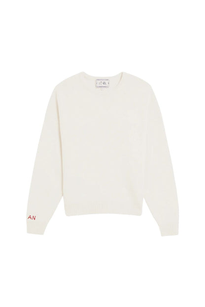 Artemis Cashmere Sweater in Ivory