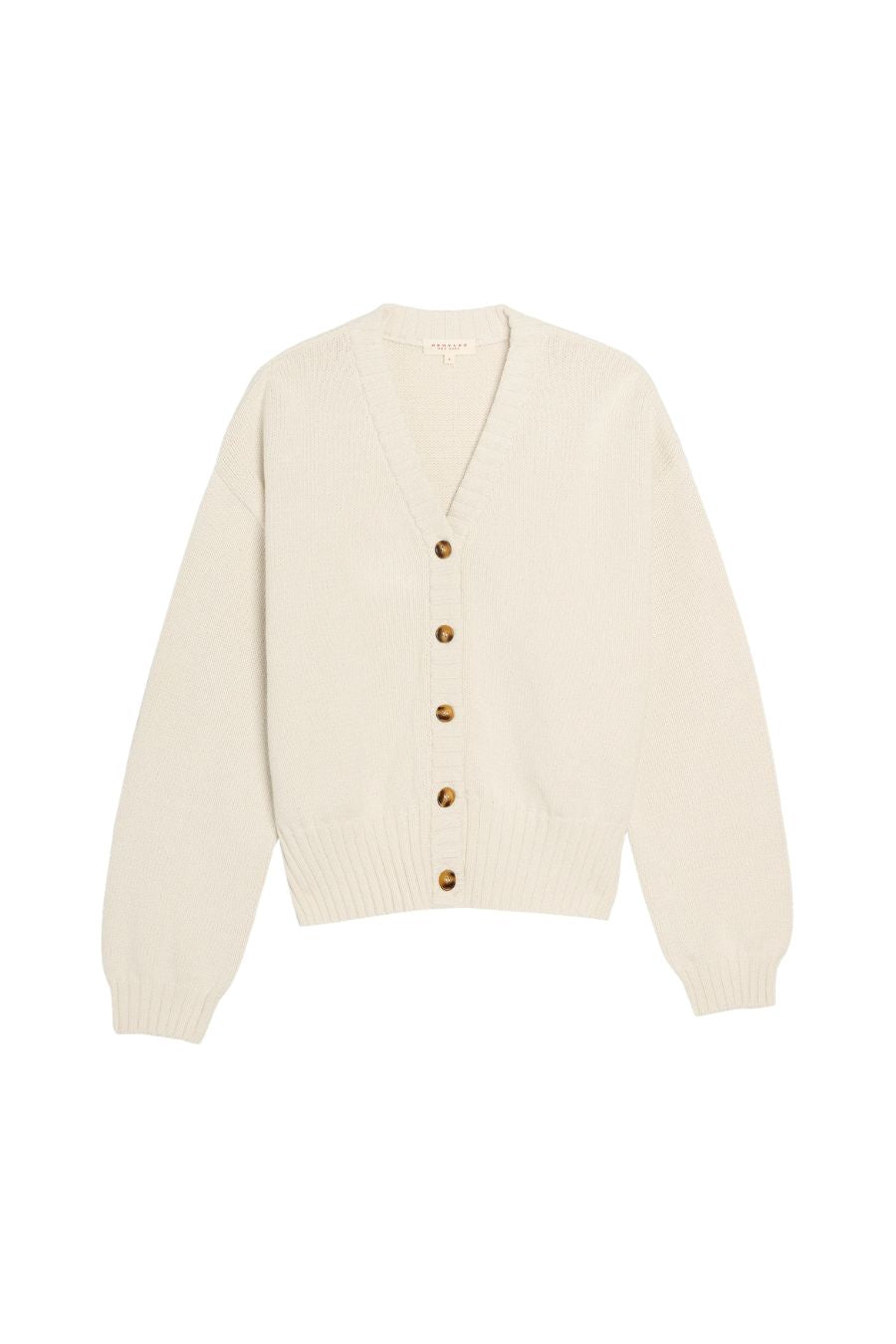 Vivian Cotton Cardigan in Natural