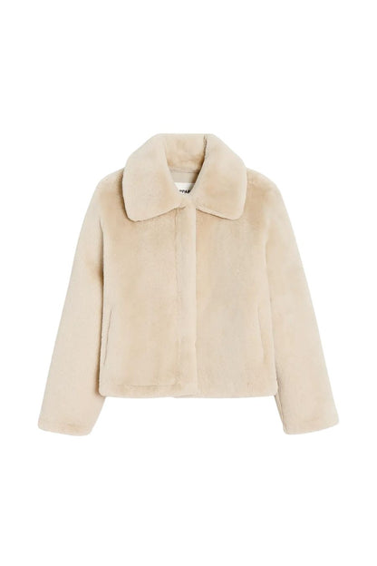 Elis Coat in Latte