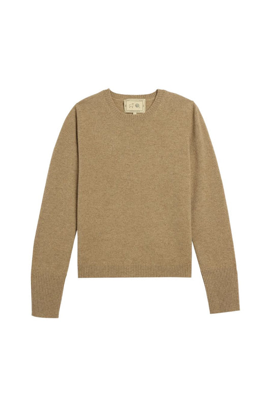 Lyra Cashmere Sweater in Fawn