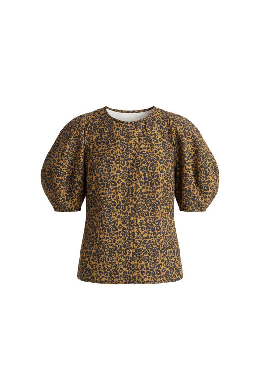 Lino Top in Leo Floral Midnight