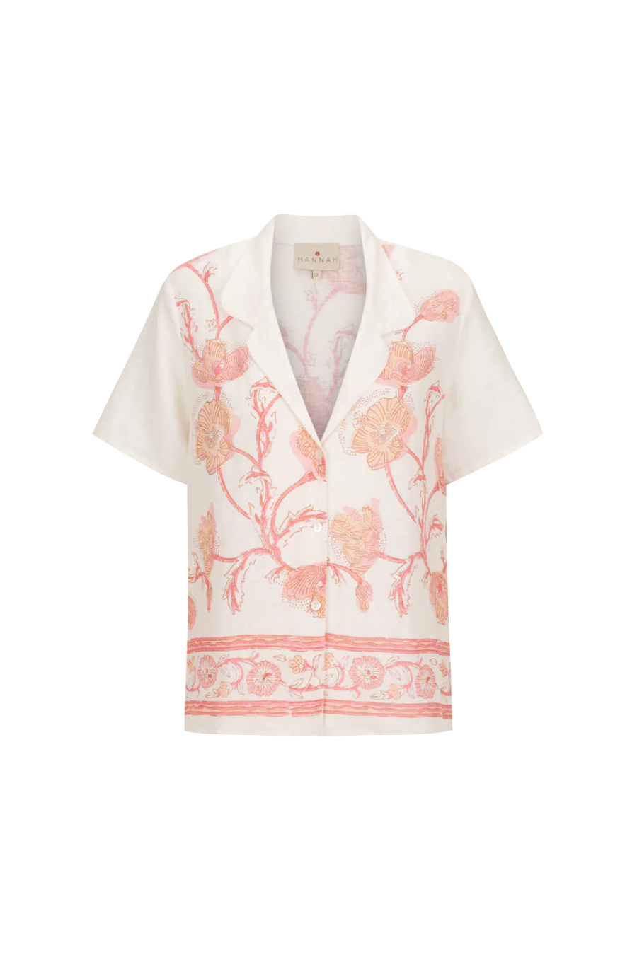 Gabriella Shirt in Hibiscus Bloom Pink