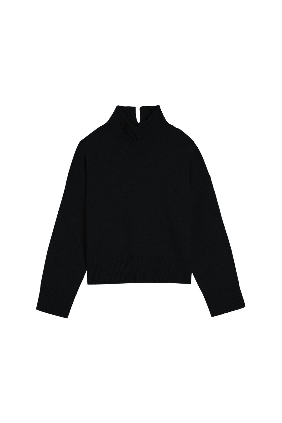 Enid Turtleneck Sweater in Black