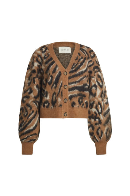 Aviana Cardi Camel/Black/Ivory Combo