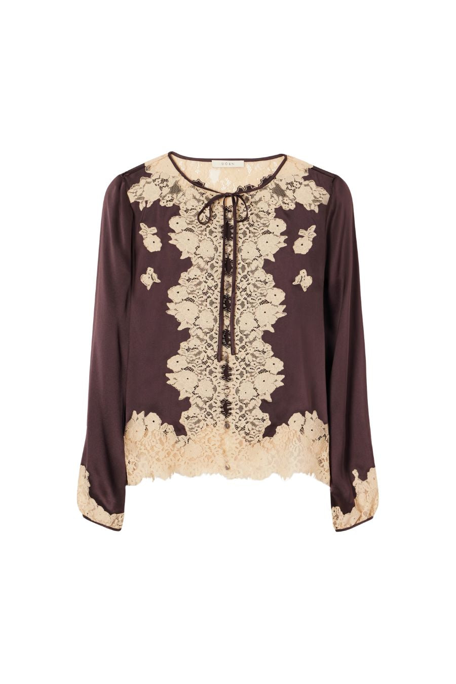 DÔEN Lucine Top in Equestrian Brown