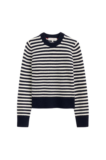 Marais Striped Sweater in Navy/Ivory